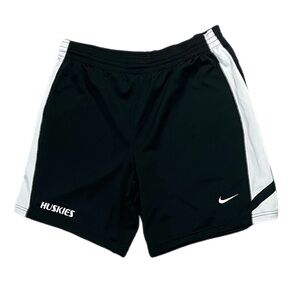 Used Nike Washington Huskies Black And White Shorts Size Large
